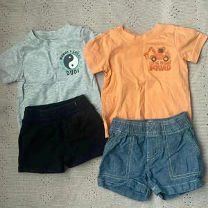 Bundle/Lot size 6m two outfits- Carter’s & Garanimals